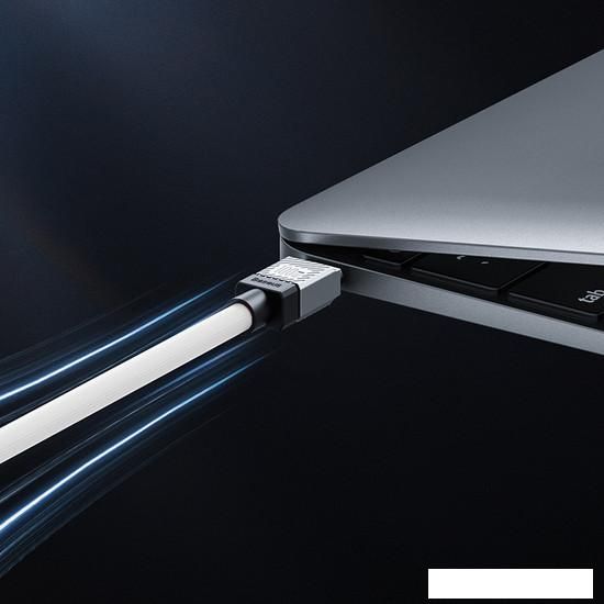 Кабель Baseus CoolPlay Series Fast Charging Data Cable 100W USB Type-A - USB Type-C (1 м, белый)