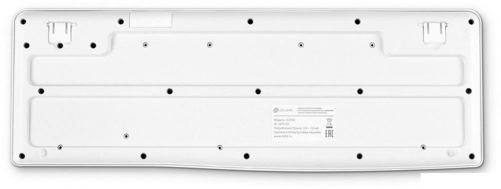 Клавиатура Oklick K225W (белый)