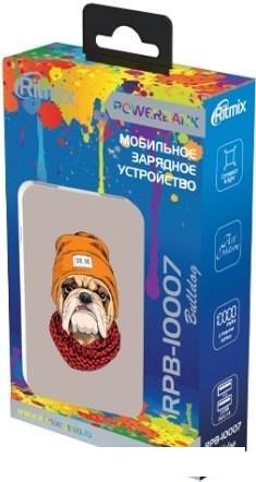 Внешний аккумулятор Ritmix RPB-10007 (бульдог)