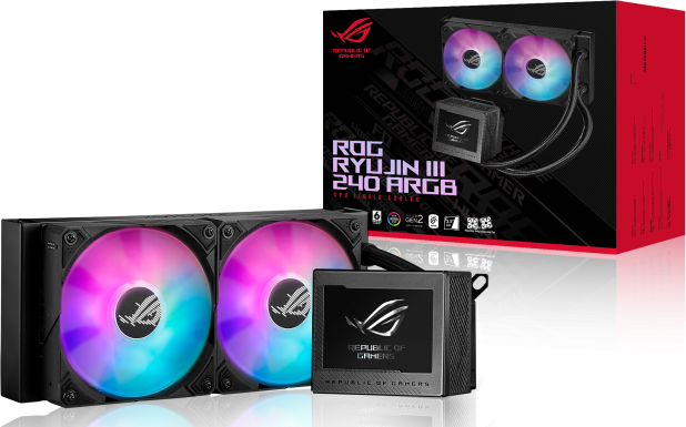 Жидкостное охлаждение для процессора ASUS ROG Ryujin III 240 ARGB