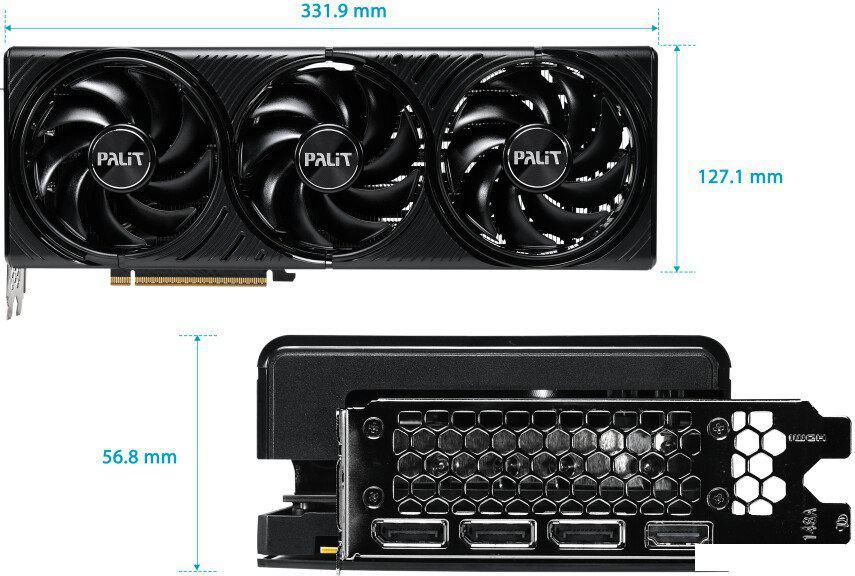 Видеокарта Palit GeForce RTX 5080 Infinity 3 NE75080019T2-GB2035S