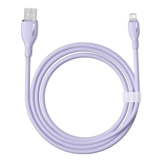 Кабель Baseus Pudding Series Fast Charging Cable 2.4A USB Type-A - Lightning (1.2 м, фиолетовый)