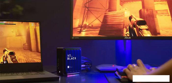 Внешний накопитель WD Black D50 Game Dock NVMe 1TB WDBA3U0010BBK