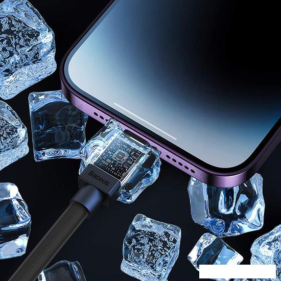 Кабель Baseus CoolPlay Series Fast Charging Data Cable 2.4A USB Type-A - Lightning (2 м, черный)