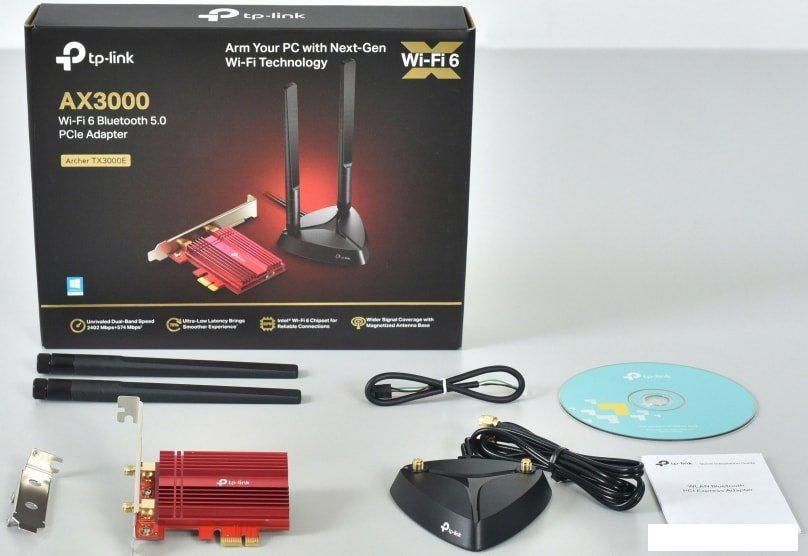 Wi-Fi/Bluetooth адаптер TP-Link Archer TX3000E