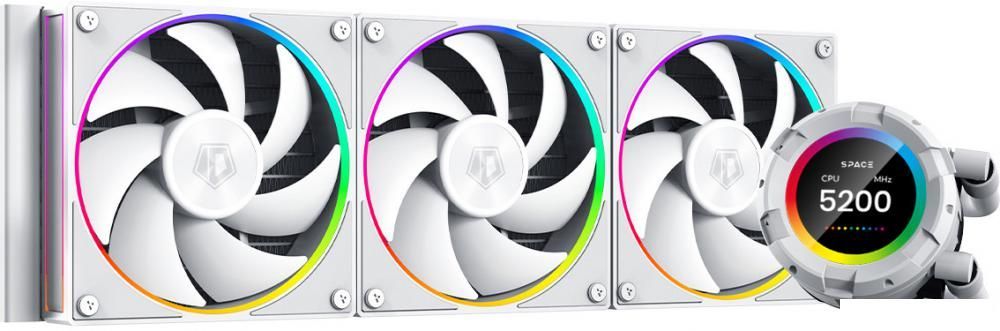 Жидкостное охлаждение для процессора ID-Cooling SL360 White