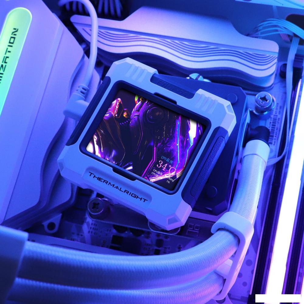 Система жидкостного охлаждения для процессора Thermalright Frozen Warframe 420 ARGB (белый)