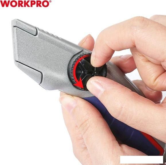 Нож строительный Workpro WP213013