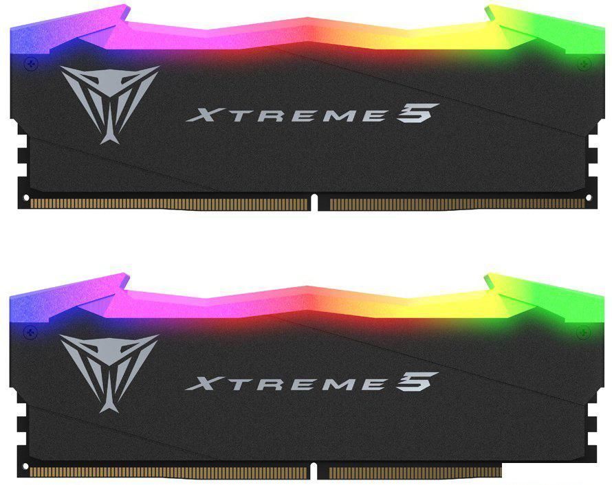 Оперативная память Patriot Viper Xtreme 5 RGB 2x16ГБ DDR5 8000 МГц PVXR532G80C38K
