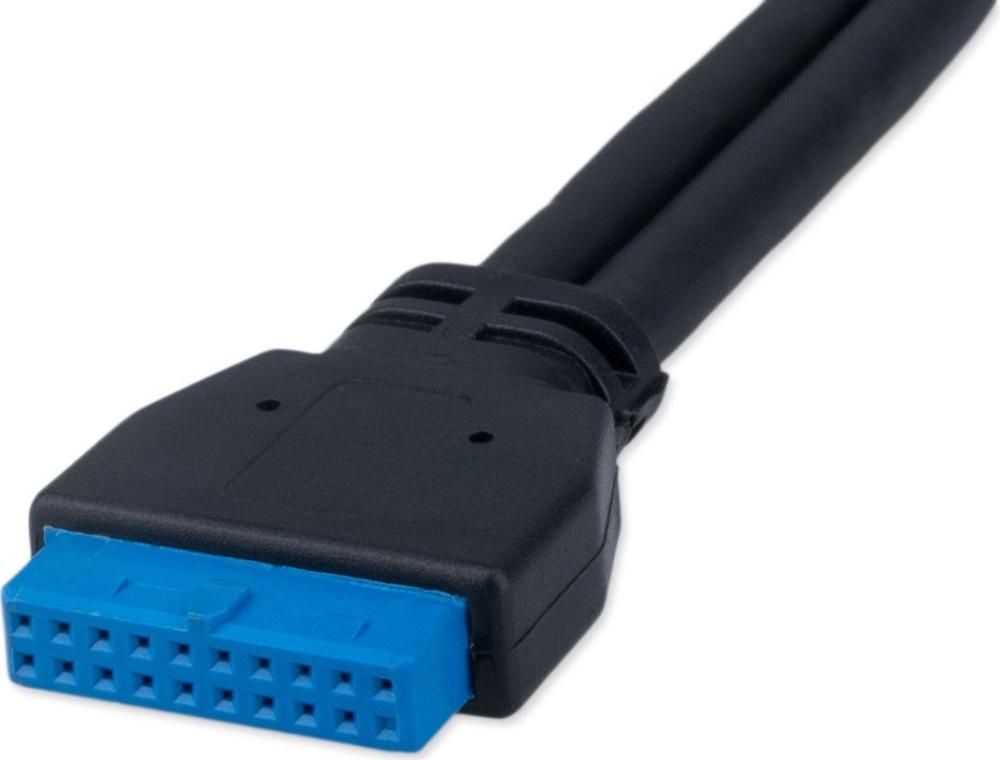 Планка Cablexpert CC-USB3-RECEPTACLE-LP