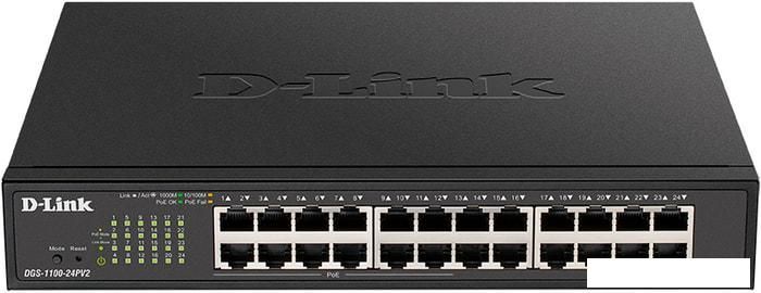 Управляемый коммутатор 2-го уровня D-Link DGS-1100-24PV2/A1A