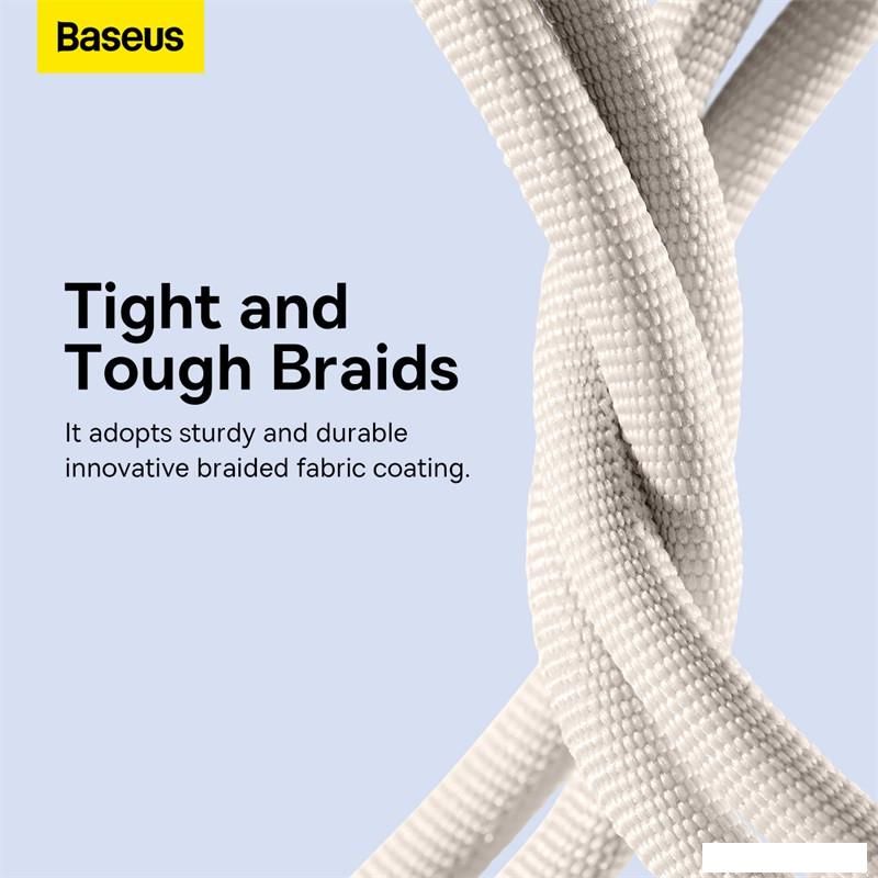 Кабель Baseus Crystal Shine USB Type-A - Lightning (1.2 м, розовый)