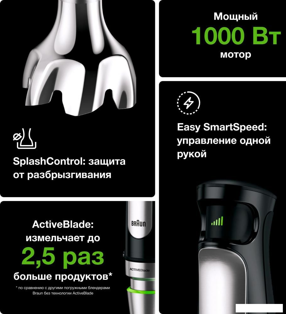 Погружной блендер Braun Multiquick 7 MQ7045X