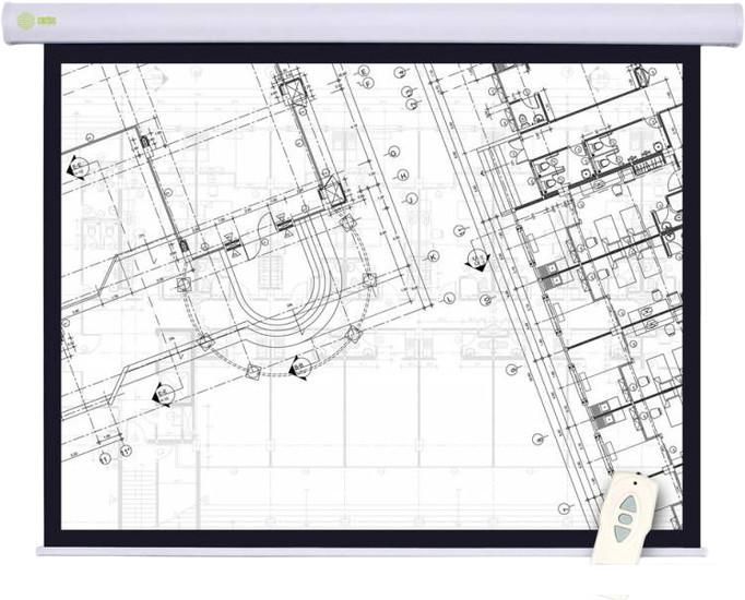 Проекционный экран CACTUS Motoscreen CS-PSM-180x180