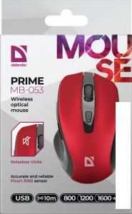 Мышь Defender Prime MB-053 (красный)