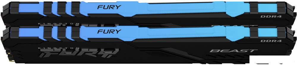 Оперативная память Kingston FURY Beast RGB 2x16ГБ DDR4 3200МГц KF432C16BB12AK2/32