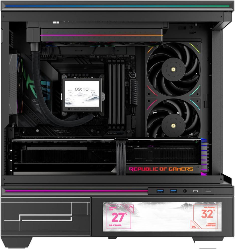 Комплект вентиляторов для корпуса Thermalright TL-UB24 (черный)