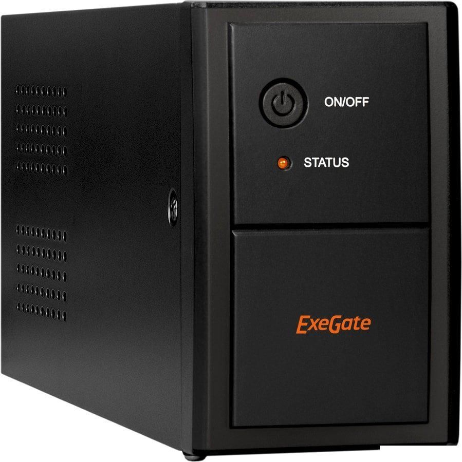 Источник бесперебойного питания ExeGate UNB-650.LED.AVR.EURO EP285601RUS