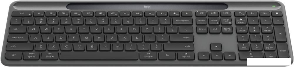 Клавиатура Logitech Signature Slim Solar+ K980 920-013755 (графитовый, нет кириллицы)
