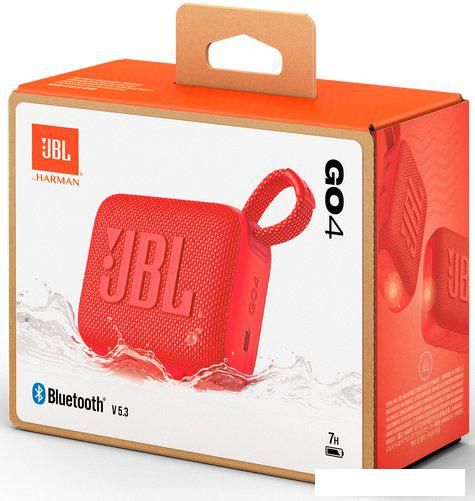 Беспроводная колонка JBL Go 4 (красный)