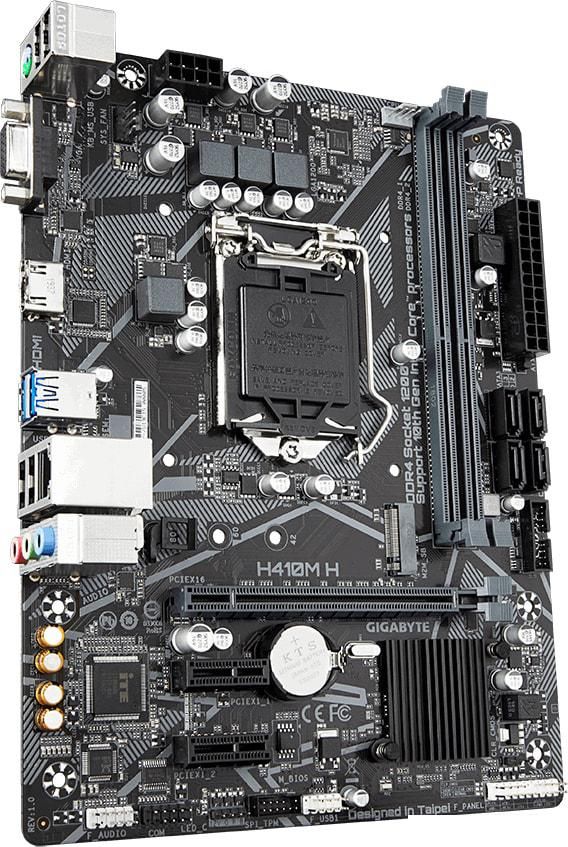Материнская плата Gigabyte H410M H (rev. 1.0)