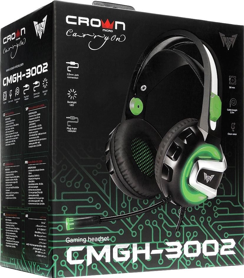 Наушники CrownMicro CMGH-3002