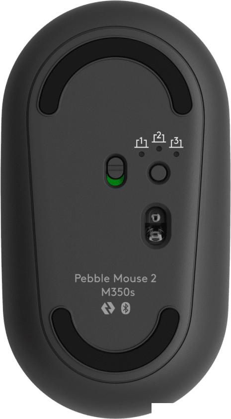 Мышь Logitech M350S Pebble 2 (графит)