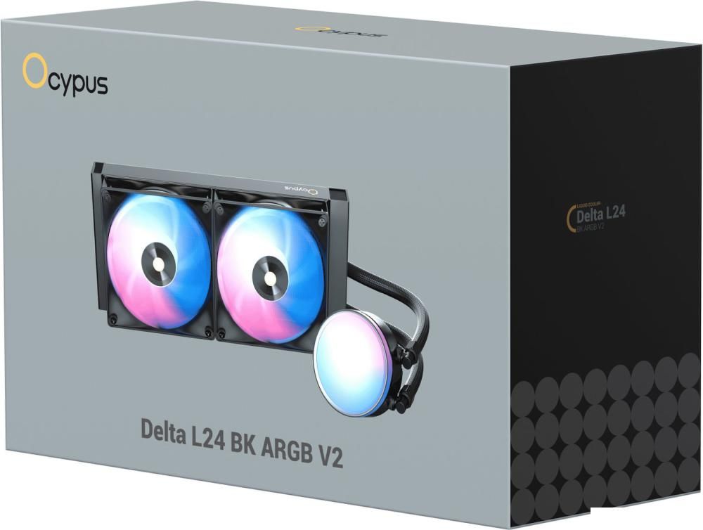 Система жидкостного охлаждения для процессора Ocypus Delta L24 BK ARGB V2 (черный)