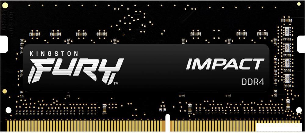 Оперативная память Kingston FURY Impact 2x8GB DDR4 SODIMM PC4-25600 KF432S20IBK2/16
