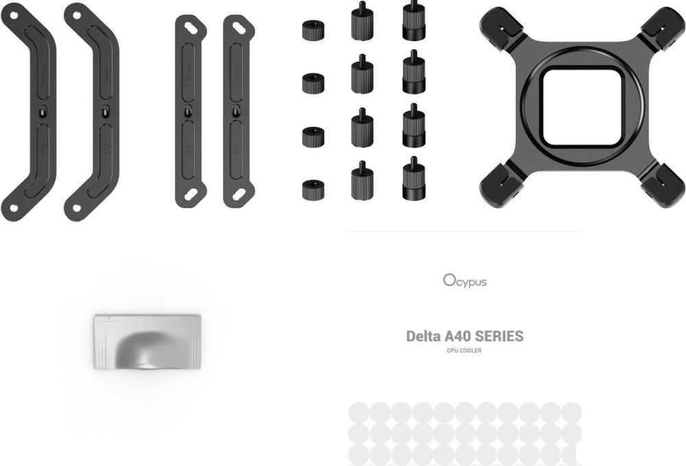 Кулер для процессора Ocypus Delta A40 Elite BK Delta-A40-BK1NNWN00E-GL