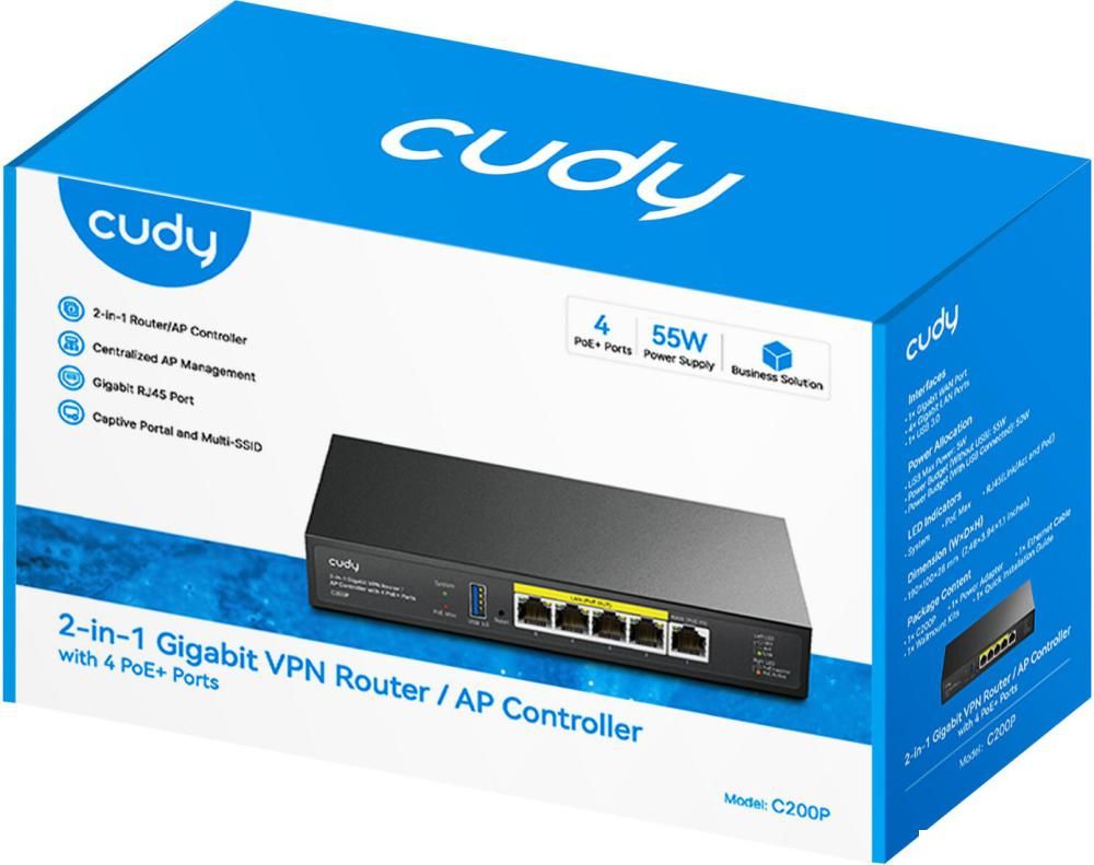 Маршрутизатор Cudy C200P 1.0