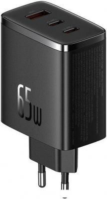 Сетевое зарядное Baseus Cube Pro 3 Ports Fast Charger 65W P10152301113-00 (черный)