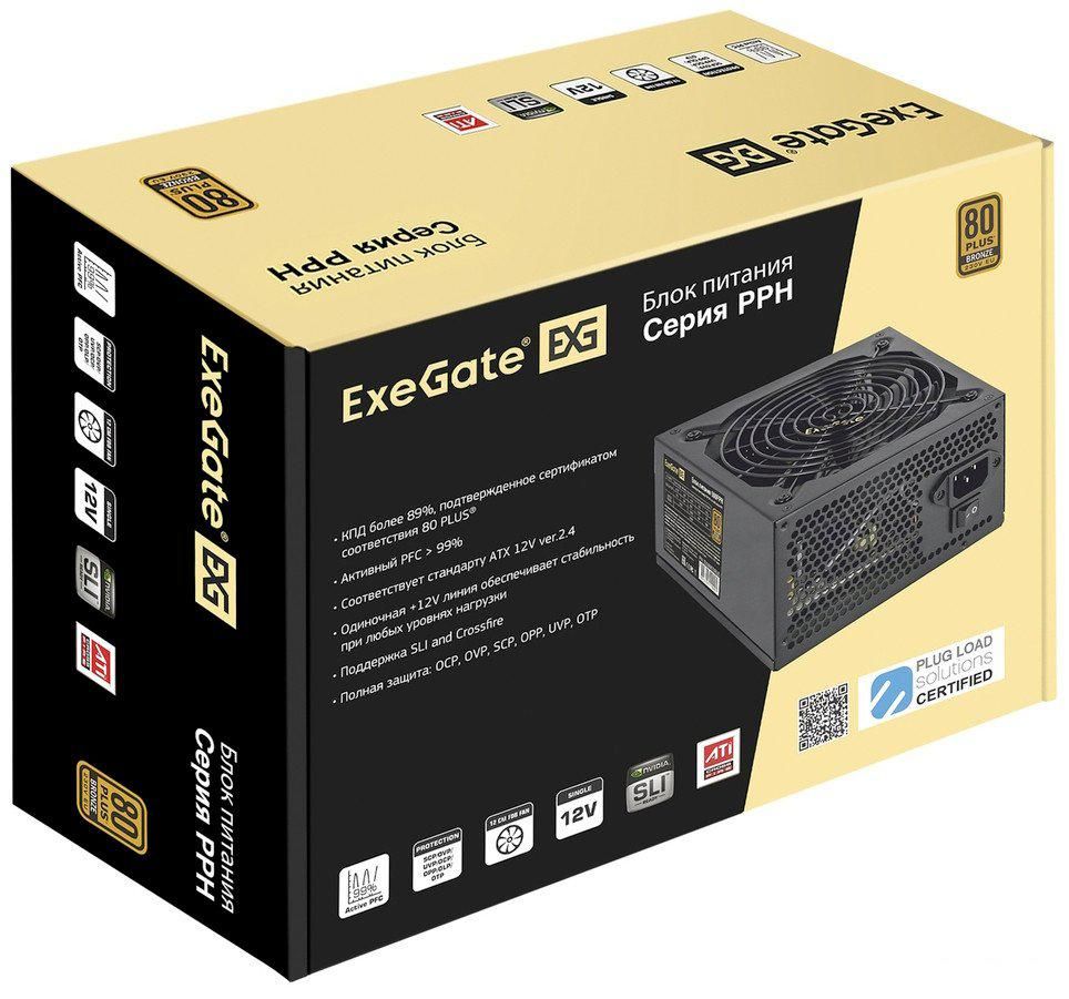 Блок питания ExeGate 1200PPH 80 Plus Bronze EX292158RUS