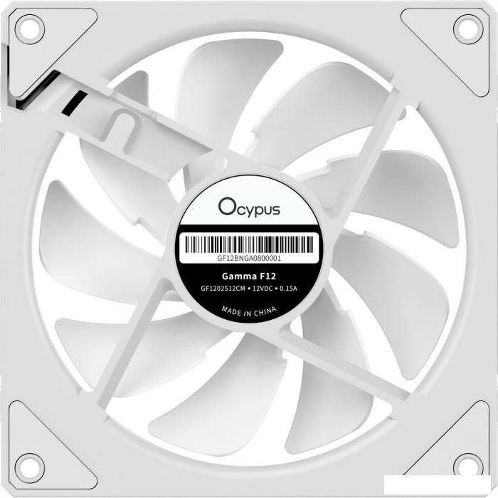 Вентилятор для корпуса Ocypus Gamma F12 WH ARGB