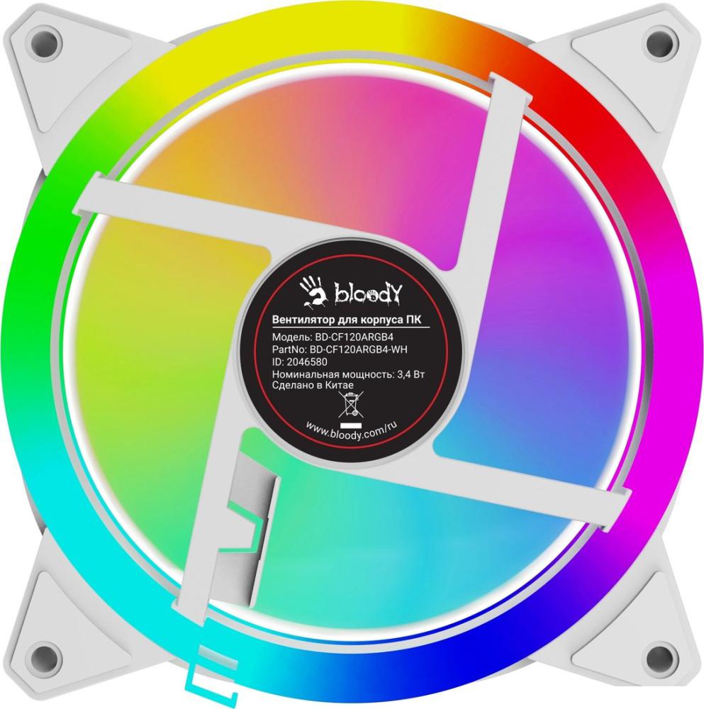 Вентилятор для корпуса A4Tech Bloody BD-CF120ARGB4-WH