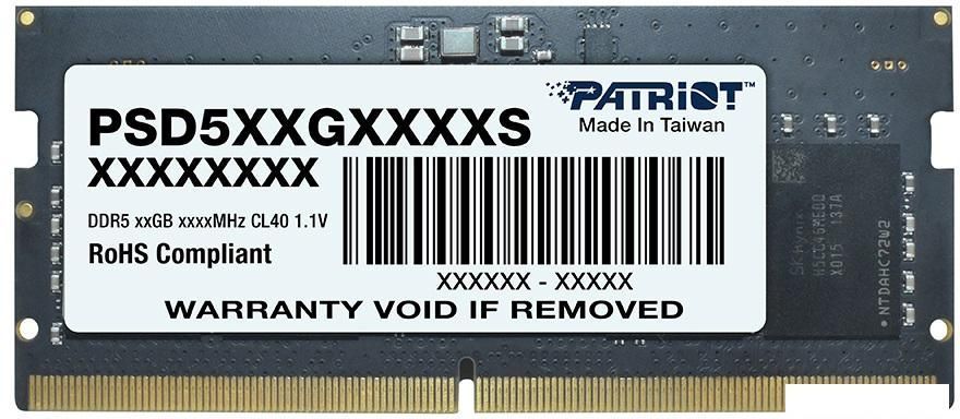 Оперативная память Patriot Signature Line 16ГБ DDR5 5600 МГц PSD516G560081S