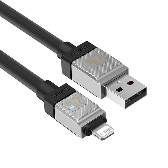 Кабель Baseus CoolPlay Series Fast Charging Data Cable 2.4A USB Type-A - Lightning (2 м, черный)