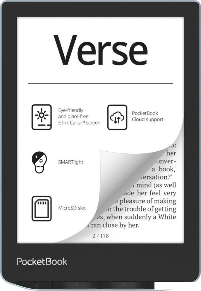 Электронная книга PocketBook 629 Verse Bright Blue