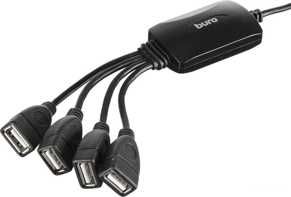 USB-хаб  Buro BU-HUB4-0.3-U2.0-Splitter