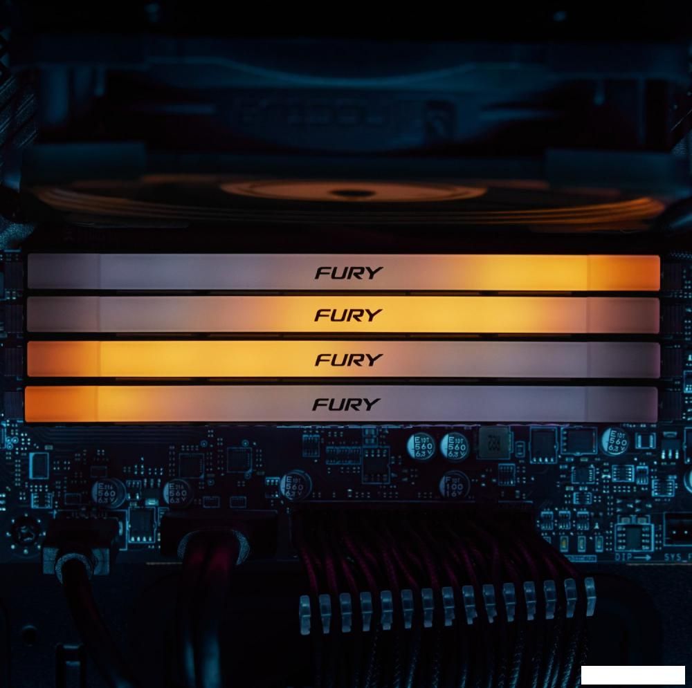 Оперативная память Kingston FURY Renegade RGB 2x8ГБ DDR4 3200МГц KF432C16RB2AK2/16