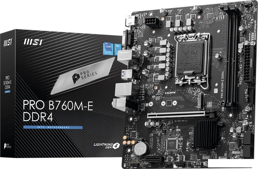 Материнская плата MSI Pro B760M-E DDR4