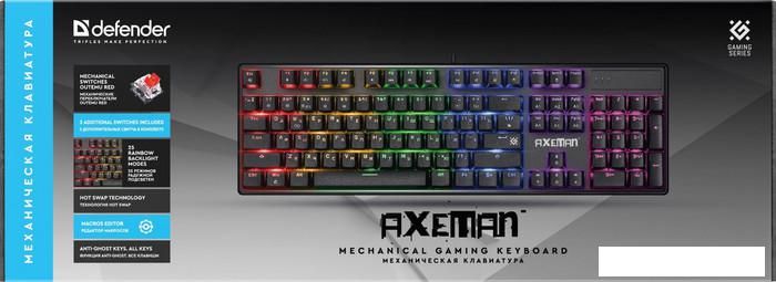 Клавиатура Defender Axeman GK-302