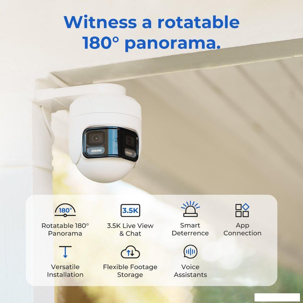 IP-камера Imilab EC6 Panorama 3.5K WiFi Plug-in Spotlight Camera (международная версия)
