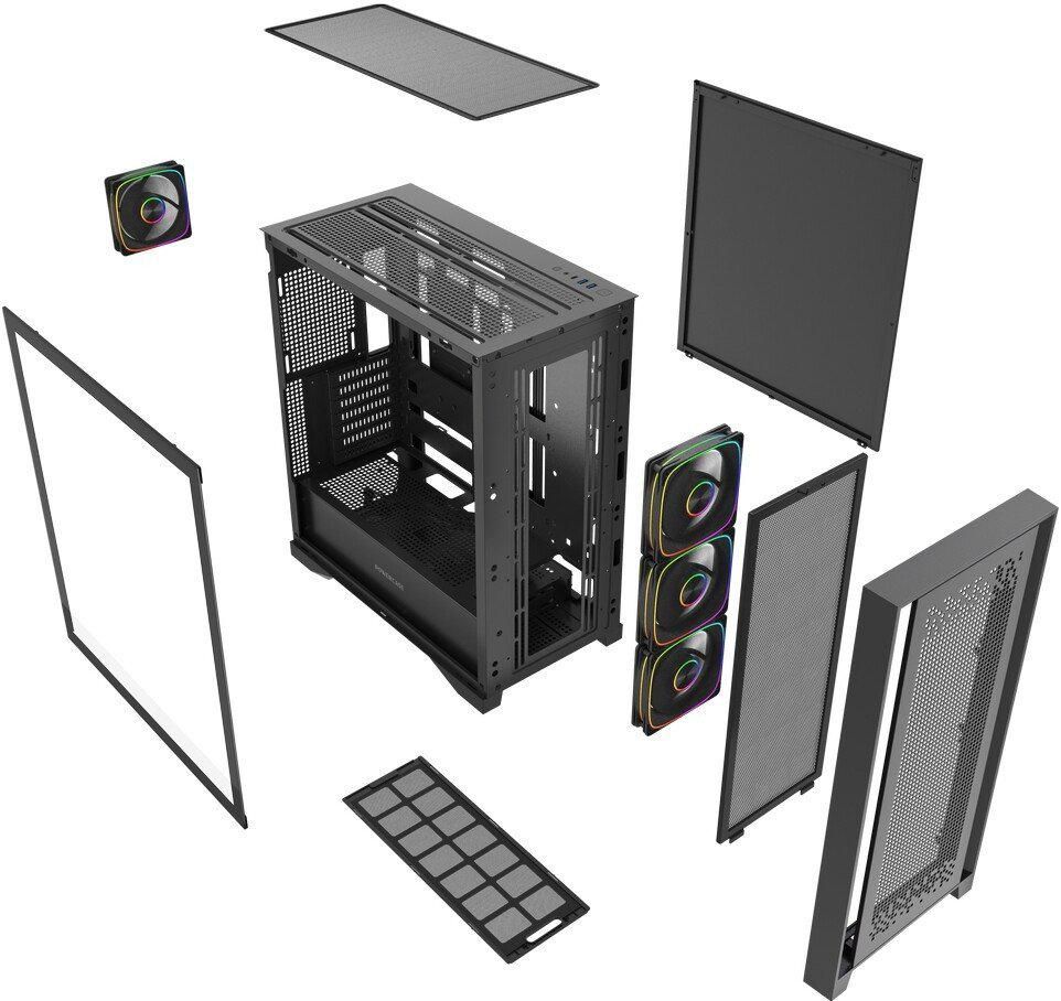 Корпус Powercase ByteFlow Pro ARGB CH9GPB-A4