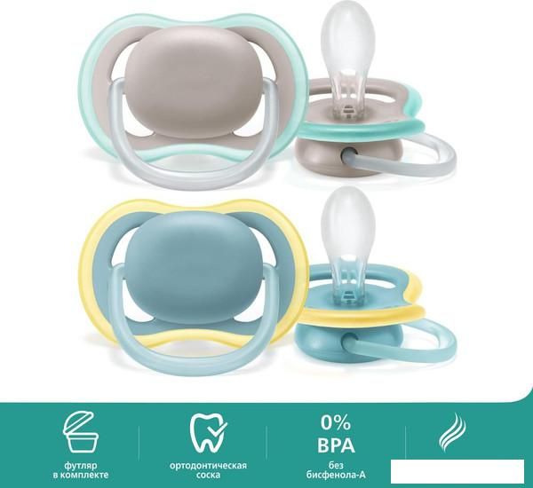 Пустышка Philips Avent ultra air SCF349/01 (2 шт)