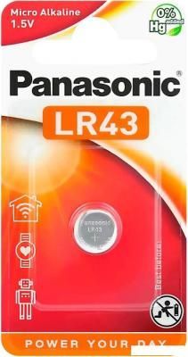 Батарейка Panasonic LR43 LR43EL/1B (1 шт)