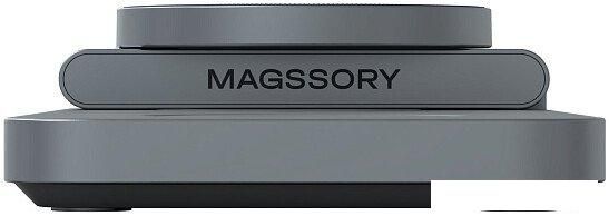 Беспроводное зарядное Magssory Yoga 3 в 1 Charging Station для Apple Qi2 WCH016m (темно-серый)