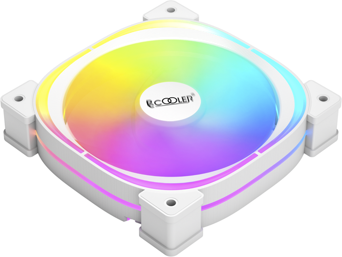 Вентилятор для корпуса PCCooler EF120 ARGB (белый)