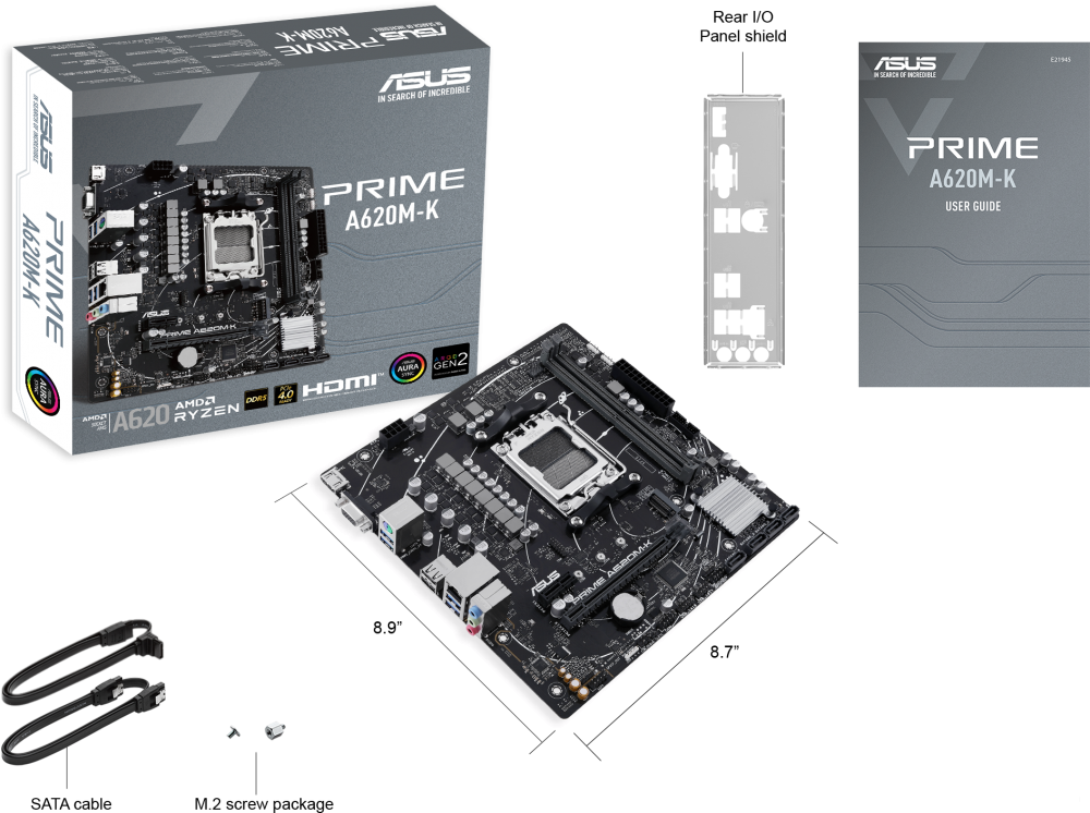 Материнская плата ASUS Prime A620M-K