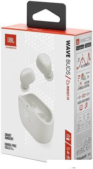 Наушники JBL Wave Buds (белый)